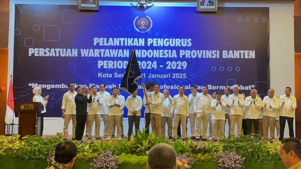 Pelantikan pengurus PWI Banten 2024-2029