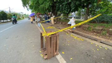 aksi penusukan di taman omen bintaro