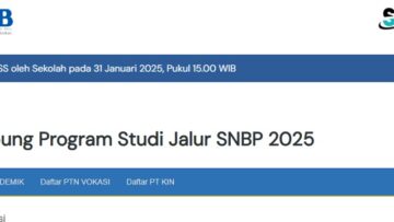 cek daya tampung SNBP 2025