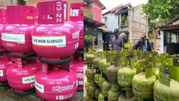 gas elpiji 3 kg subsidi dan gas pink non subsidi