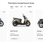 harga motor matic honda