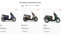 harga motor matic honda