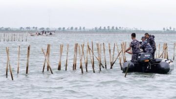 pembongkaran pagar laut di tangerang