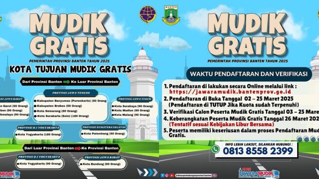 Mudik Gratis Banten 2025