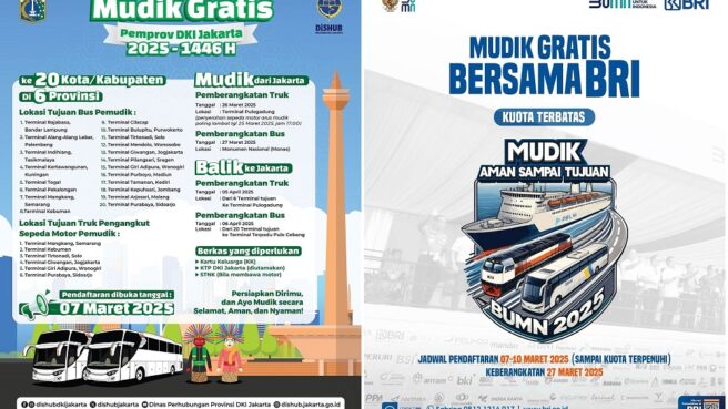 Mudik gratis Lebaran 2025