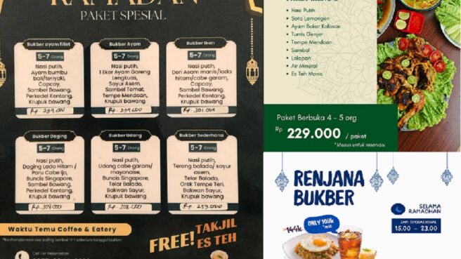 Rekomendasi tempat bukber di Pamulang Ramadhan 2025