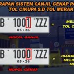 ganjil genap di tol cikupa-merak