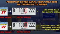 ganjil genap di tol cikupa-merak