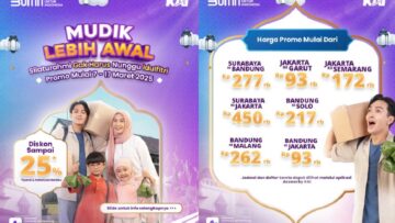 Tiket kereta diskon 25 persen