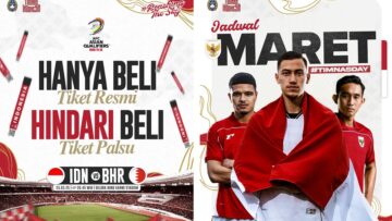 Tiket Timnas Indonesia vs Bahrain