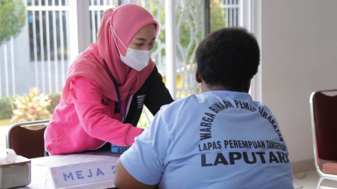 pencegahan TBC di lapas perempuan kelas IIA Tangerang