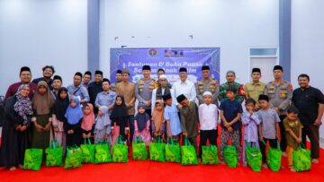 pwi dan ijti tangsel buka bersama anak yatim