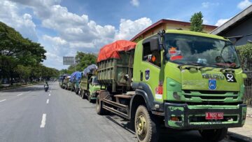 pembaruan truk pengangkut sampah di tangsel