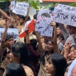 aksi demonstrasi pelajar waskito