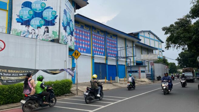 Gedung sekolah Waskito yang berada di jalan Maruga Raya, Kecamatan Ciputat, Kota Tangsel. Foto: Andre Pradana/Tangsel