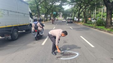 Kecelakaan lalu lintas di Taman Tekno