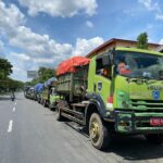 Truk pengangkut sampah Kota Tangsel