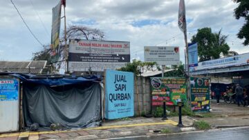 Lahan BMKG di Tangsel yang berada di jalan Raya Pondok Betung yang diduduki ormas. Foto: Andre Pradana/Tangselife