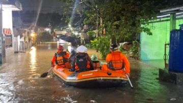 banjir di tangsel usai hujan deras