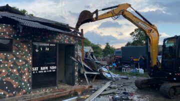 markas ormas yang duduki lahan BMKG di Tangsel