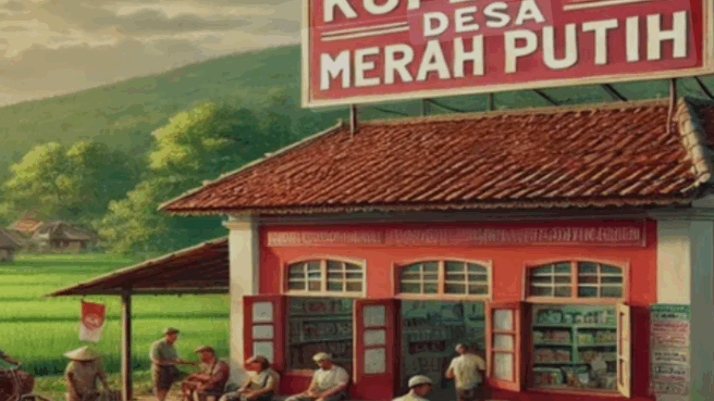 Ilustrasi Koperasi Merah Putih/Foto:Tangkapan Layar