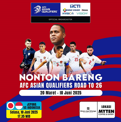 tempat nobar Timnas indonesia vs Jepang di tangsel