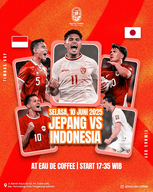 tempat nobar Timnas indonesia vs Jepang di tangsel