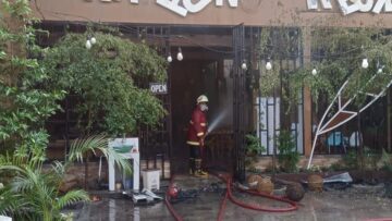 penyebab kebakaran di rumah makan tangsel