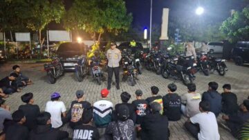Polsek Cisauk mengamankan 32 anggota geng motor hendak tawuran. Foto: Polsek Cisauk