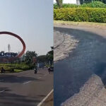 oli tumpah di putaran pahlawan seribu