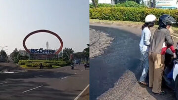 oli tumpah di putaran pahlawan seribu
