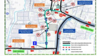 sistem satu arah di jalan h usman