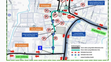 sistem satu arah di jalan h usman
