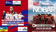tempat nobar Timnas indonesia vs Jepang di tangsel