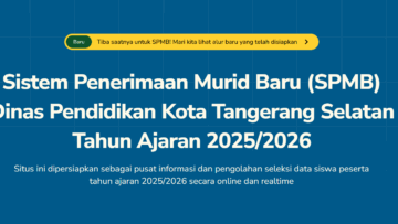 SPMB Tangsel 2025