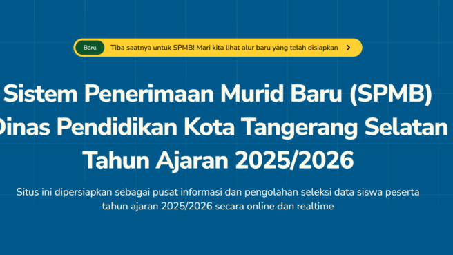 SPMB Tangsel 2025