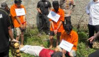 Rekonstruksi pembunuhan wanita terborgol di Cisauk