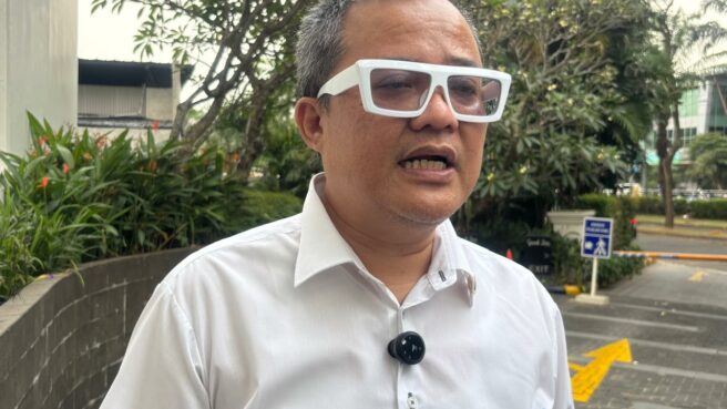 Kepala Dinsos Tangsel, Muhammad Ervin, seusai menghadiri pelantikan PMI Tangsel di wilayah Serpong, Senin (28/7). Foto: Andre Pradana/Tangselife