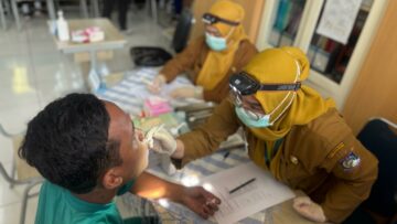 Cek Kesehatan Gratis Pelajar di Tangsel. Foto: Andre Pradana/Tangselife.com