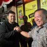 Dua pengendara yang sempat viral cekcok di Pondok Aren, Kota Tangsel, sepakat damai. Foto: Andre Pradana/Tangselife