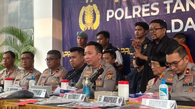 ibu balita tewas di ciputat tak ditahan