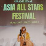 Nadhira Lathifa Adzkiya Meraih Gold Award dalam ajang bergengsi Asia All Stars Festival 2025 yang digelar di Seoul, Korea Selatan pada 10 Juli 2025.