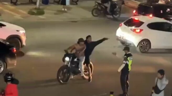 pengendara mobil dianiaya