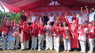 Puncak acara HUT ke-80 RI di Vila pamulang Mas