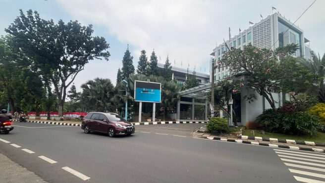 ETLE di depan kantor Walikota Tangsel