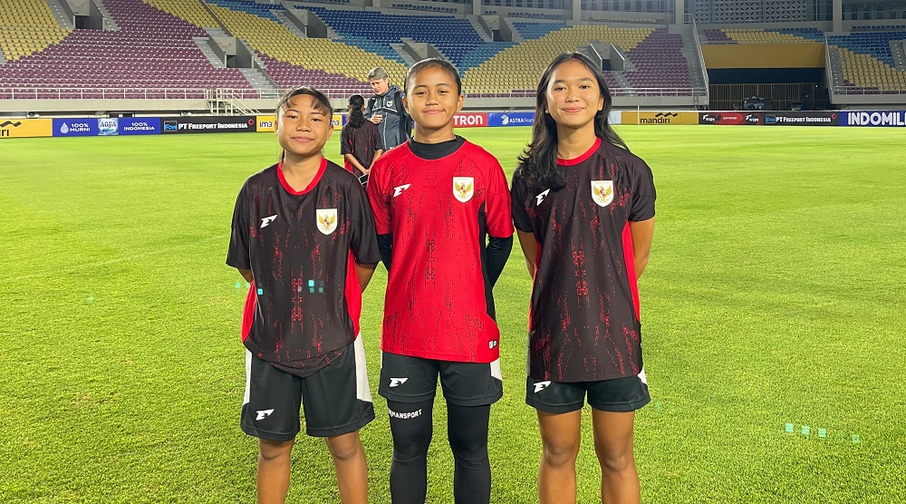tiga pemain yang masuk dalam skuad Timnas Putri U-16 berasal dari SSB Putri Tangsel City.