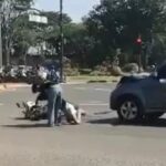 kecelakaan di boulevard bsd