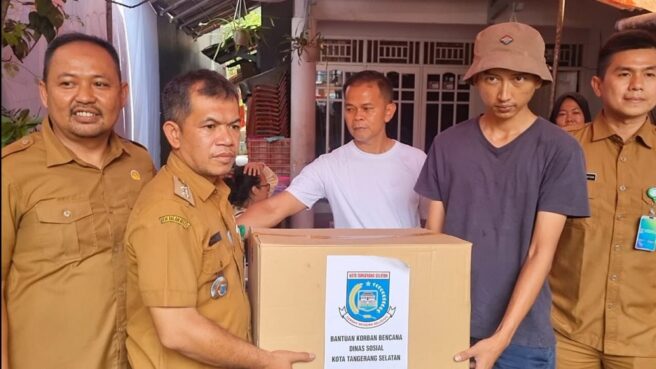 Pemkot Tangsel berikan bantuan kepada korban ledakan di pondok cabea