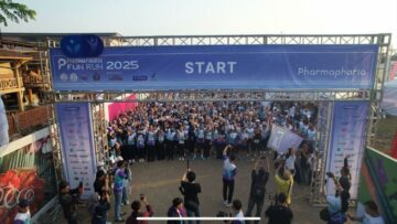 Pharmaphoria Fun Run 2025 di Paramount Petals