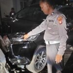 pelajar kendarai mobil pajero sport